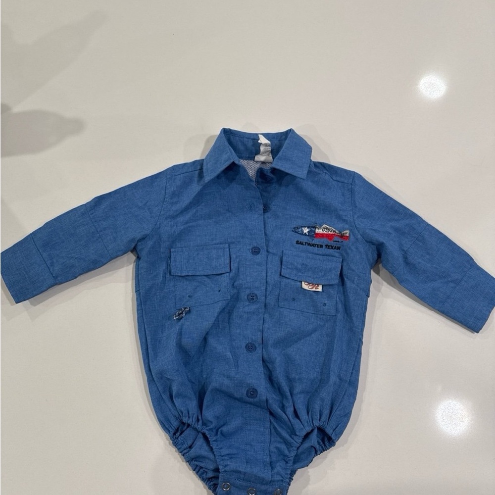 Bull Red Fishing Onesie